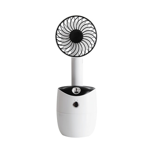 Title 6, USB mini humidifier fan for desk, creates cool ...