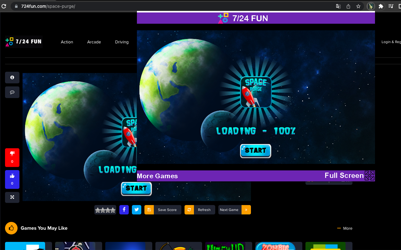 Space Purge - Html5 Game Preview image 2