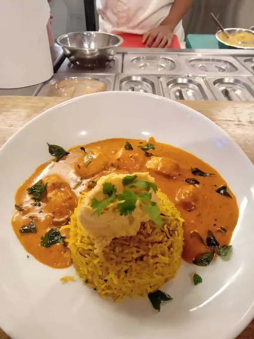 Mustard Fish Curry With Steamed Rice