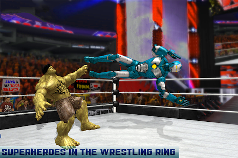 Superhero Wrestling Champion Team Battle Game Screenshot