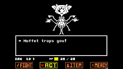 Battle against Muffet