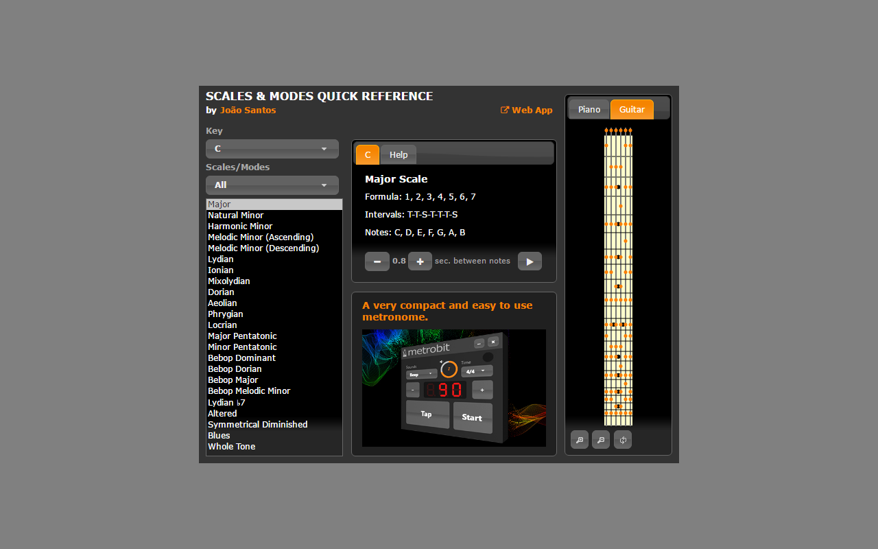 Scales & Modes Quick Reference Preview image 4