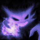 Glowing Purple Pokemon theme 1366x768