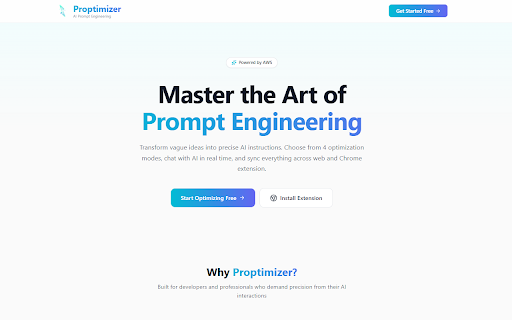 Proptimizer screenshot 1