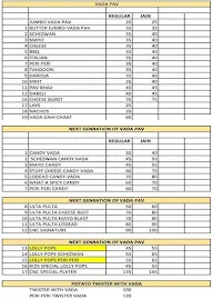 Chai Nashta Cafe menu 2