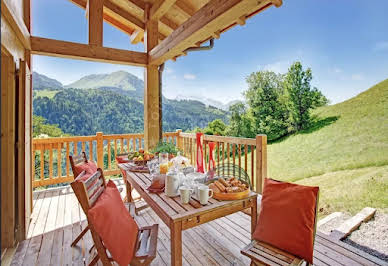 Chalet with panoramic view and terrace 4