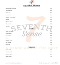 Seventh Sense - Seven Seas Hotel menu 1