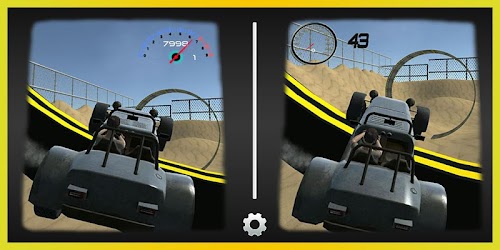 Android application VR 4X4 Desert Racing Hill Pro screenshort