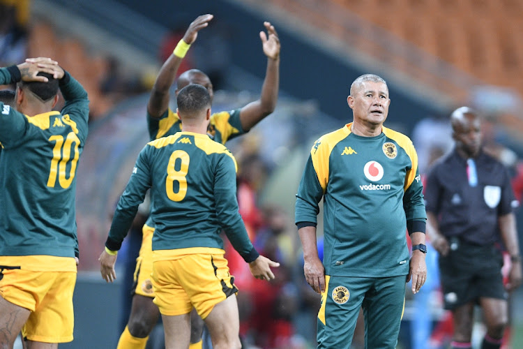 Kaizer Chiefs coach Cavin Johnson during their Nedbank Cup last-32 defeat to Milford FC on Sunday. Picture: LEFTY SHIVAMBU/ GALLO IMAGES