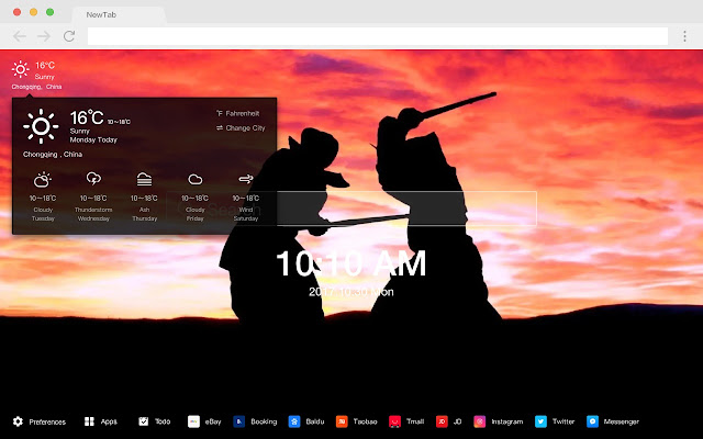 Kung Fu HD New Tabs Popular Sports Themes