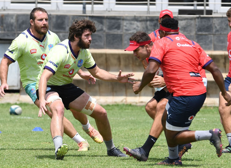 Bulls lock Ruan Nortje during a training session at Loftus Versfeld on November 24 2022. File image