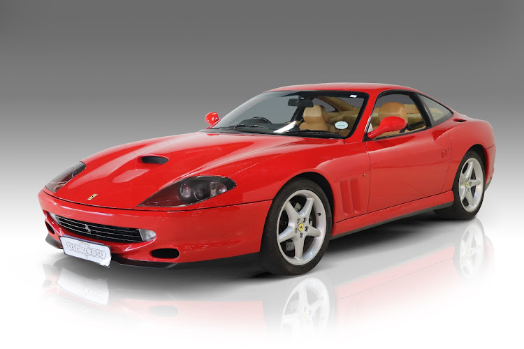 Newer Ferraris like this 1998 550 Maranello have appreciated in value in recent years. Picture: SUPPLIED