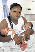 DOUBLE JOY: Ntombifuthi Hlatshwayo, the mother of 2013 New Year's Day  twins Nathi and Nkosinathi,  at Rahima Moosa Hospital in Johannesburg. 
       Photo: Antonio Muchave