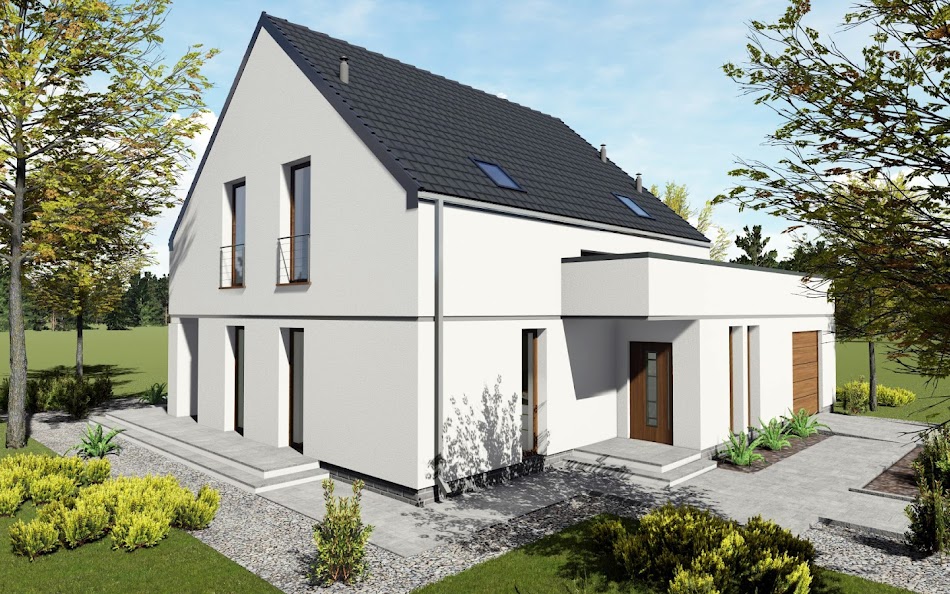 Wizualizacja 2 domu Dom Bari