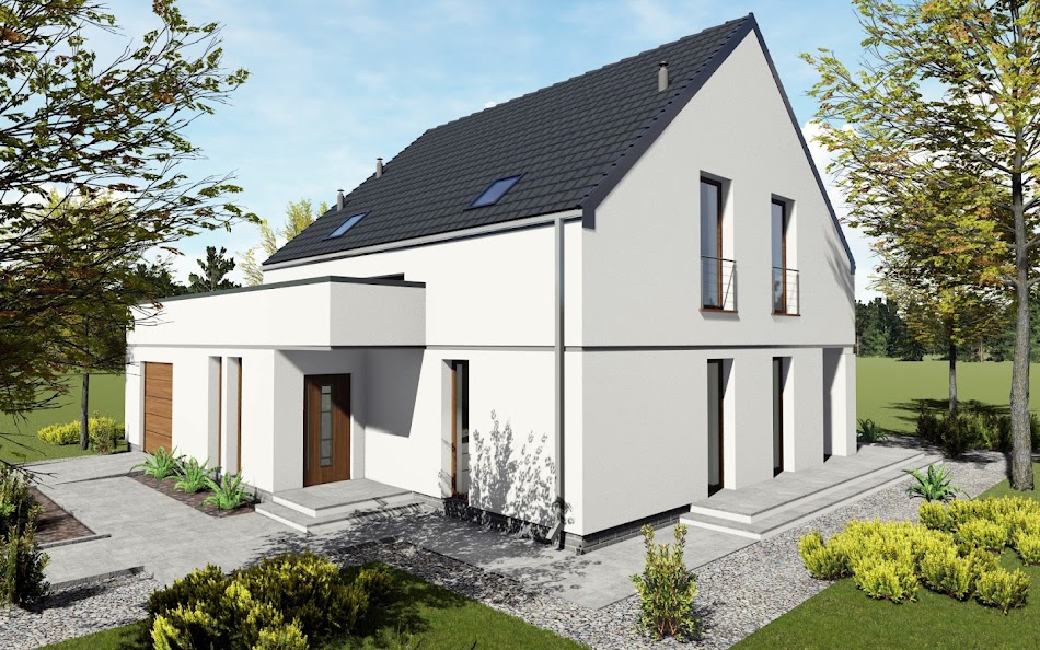 Wizualizacja 2 domu Dom Bari