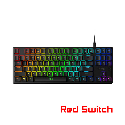 Bàn phím HyperX Alloy Origins Core RGB (Red Switch, TKL - US Layout) - Hàng trưng bày