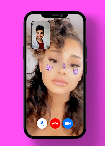 Screenshot Ariana Grande Video Call Chat