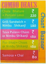 Chaat Bazaar menu 1