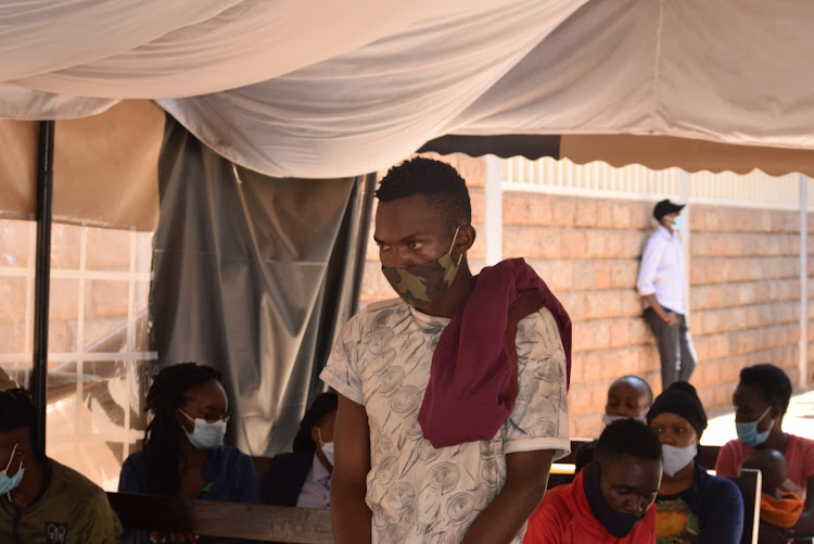 Masudi Juma at a Makdara law court