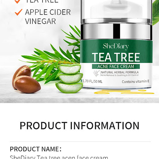 Title 4, Tea Tree Moisturizing Repair Cream Soothes, hyd...