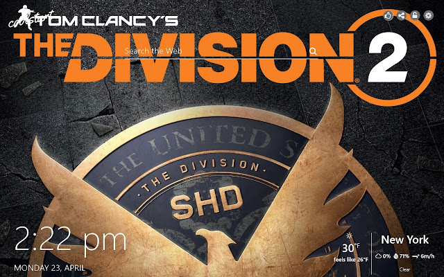 Tom Clancy The Division 2 HD Wallpapers Theme