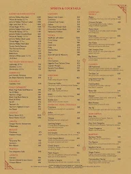 Atrium Bar, Taj Deccan menu 2