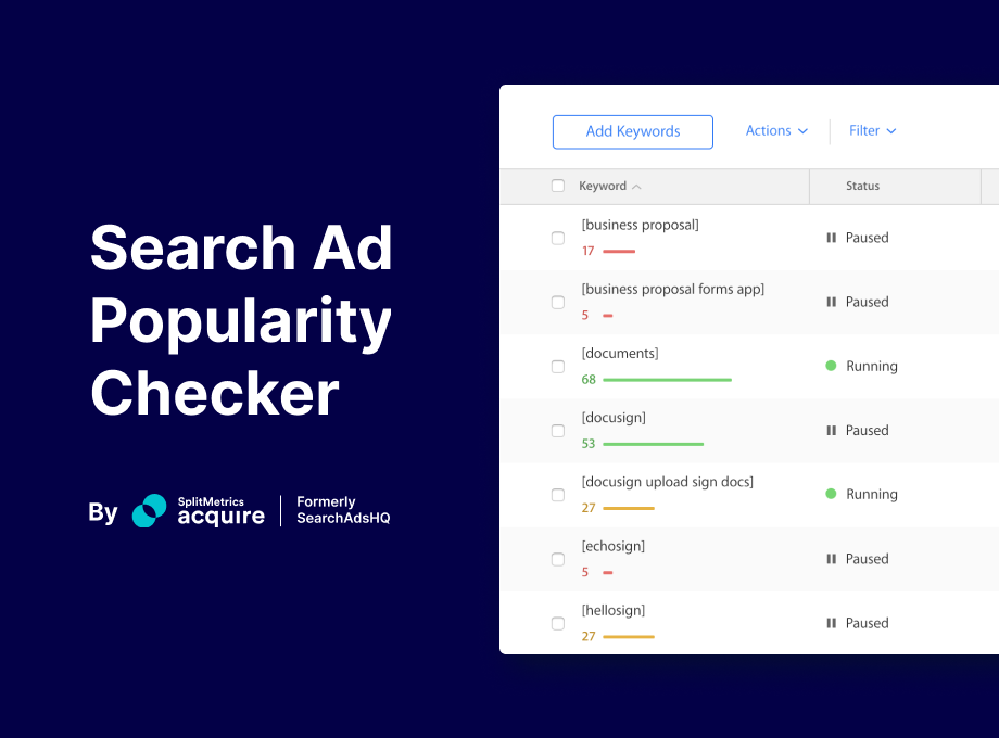 Search Ads Keyword Popularity Checker Preview image 1