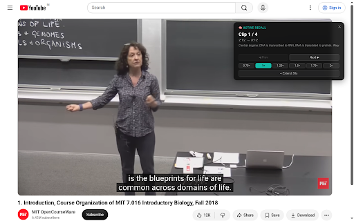 ClipMark: YouTube Notes, Flashcards & Spaced Repetition screenshot 4