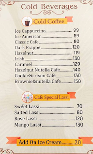 The Royal Cafe menu 4