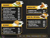 Mumbaiya Misal & Vadapav menu 3