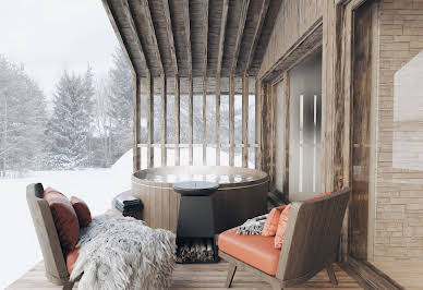 Chalet with panoramic view and terrace 4