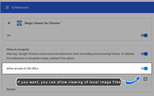 Magic Viewer for Chrome™