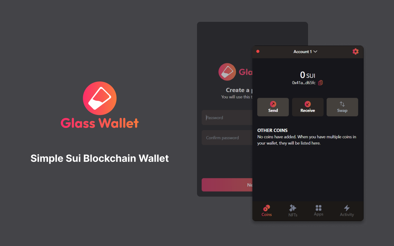 Glass wallet | Sui wallet Preview image 0