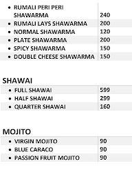 Saan Shawarma Club menu 2