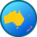 Australia and Oceania map icon