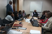 GFIS team lead by Commissioner Shadrack Sibiya going through all the cases. Fraud & Corruption is public enemy number one! 