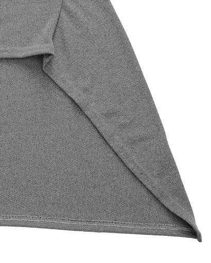 Title 11, Womens long-sleeved oblique collar irregular a...