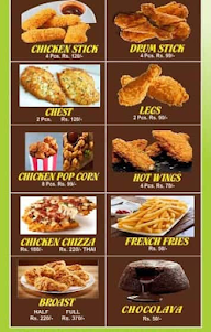 Original Kgf King Of Good Food menu 1