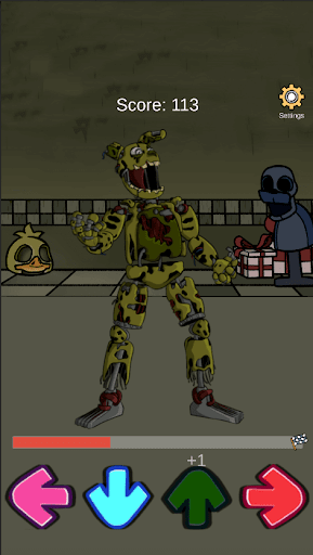 Screenshot FNF Springtrap Mod Test