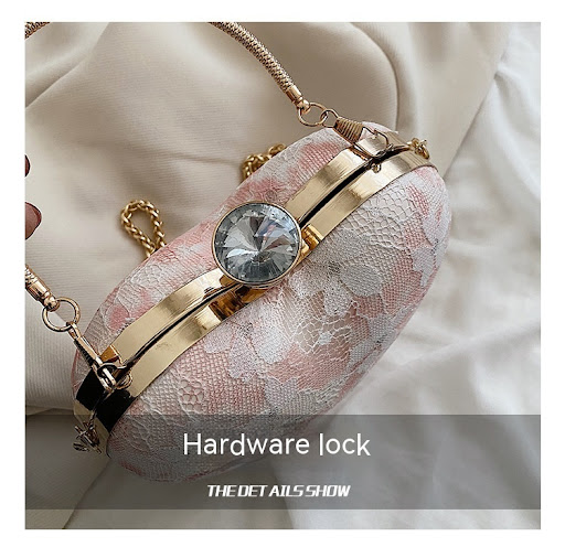 Title 4, Sweet Floral Chain Crossbody Bag Fashion Tote S...