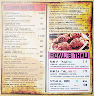 Roomali Garh menu 4