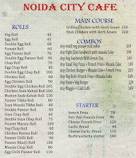 Noida City Cafe menu 3