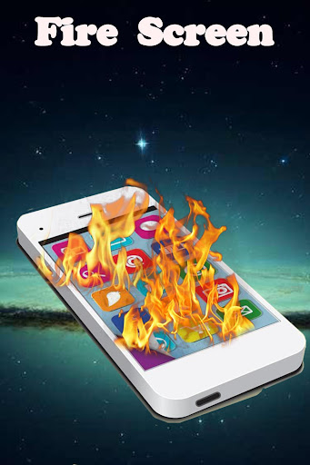 Flame Prank Fire Screen