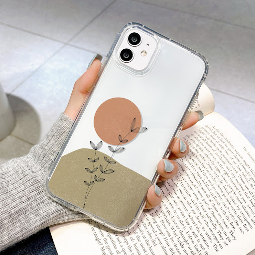 Title 13, Cold Wind Art Face Silicone Phone Case protects...