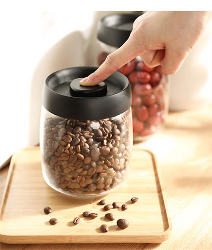 Title 4, Vacuum and press glass jar system. Preserve foo...