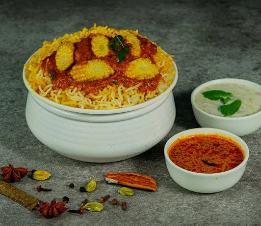 Hyderabadi Baby Corn Biryani