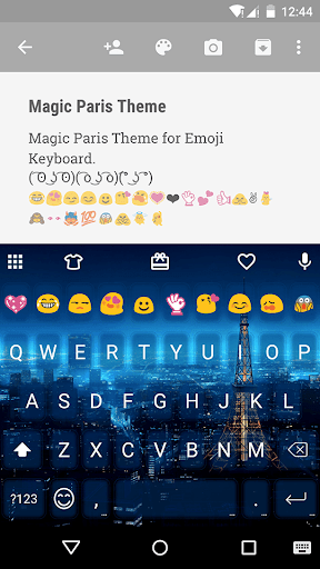 Magic Paris Emoji Keyboard