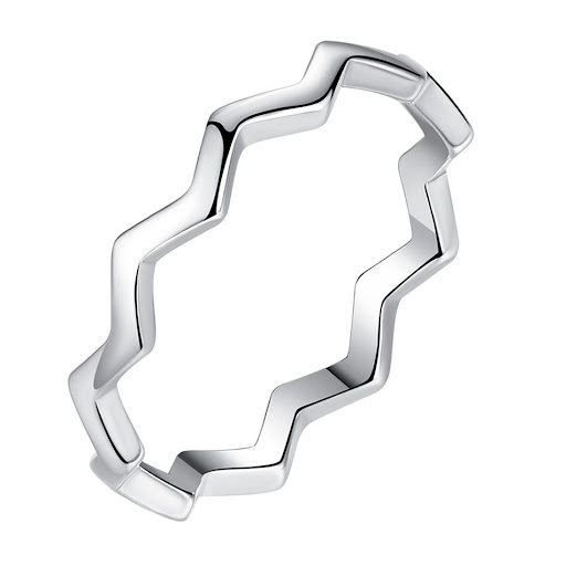 Title 1, Bague classique en argent sterling. Un bijou in...