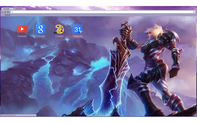 League of Legends Champ Riven 1920x1080 chrome extension