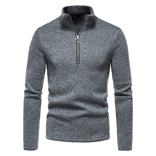Title 6, Mens High Neck Bottoming T-Shirt Sweater with ...